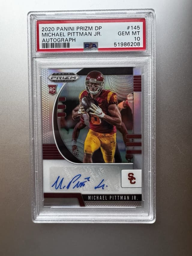 Michael Pittman Jr. Panini Prizm Draft Picks #145 Silver Prizm