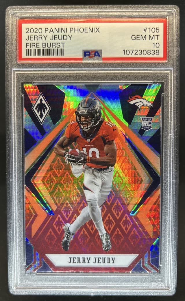 Jerry Jeudy Panini Phoenix #105 Fire Burst