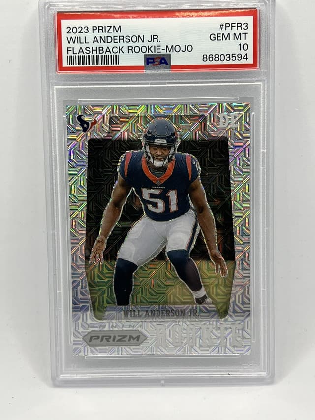 Will Anderson Panini Prizm Prizm Flashback Rookie #PFR3 Mojo