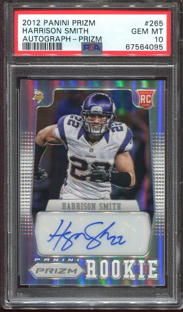 Harrison Smith Panini Prizm #265 Autograph-Prizm