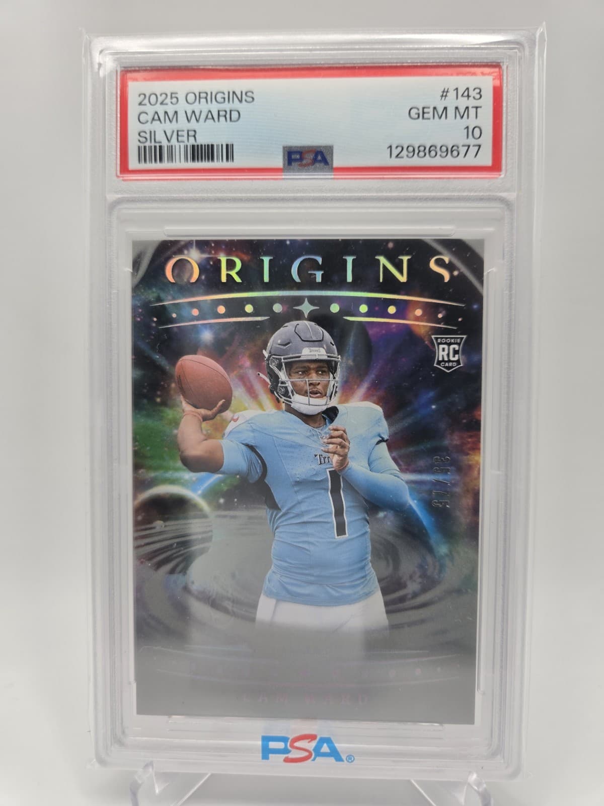 Cam Ward Panini Origins #143 Silver