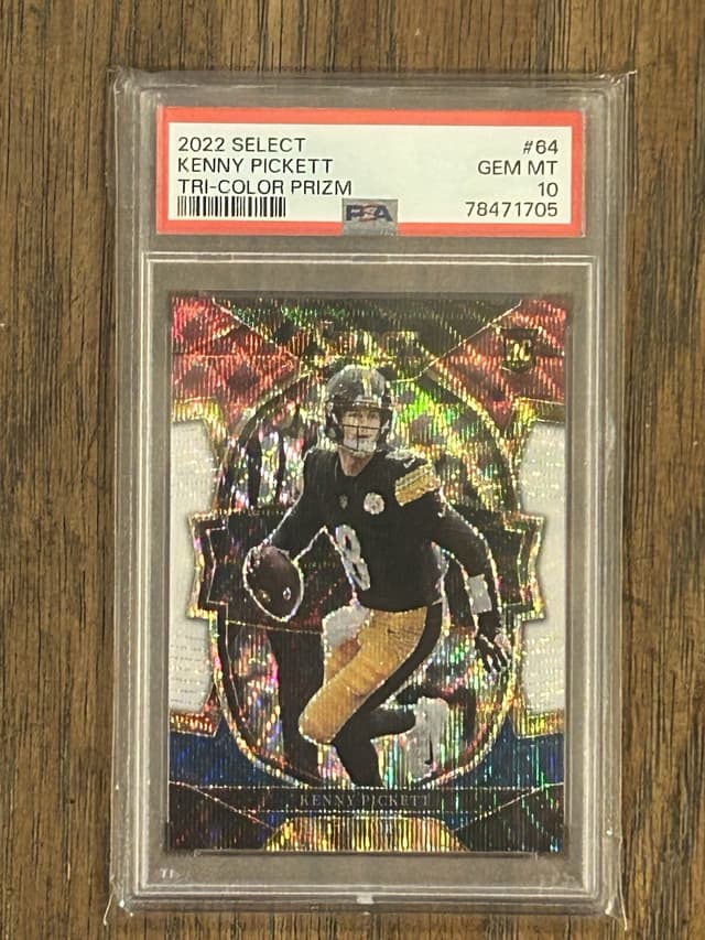 Kenny Pickett Panini Select #64 Tri-Color Prizm