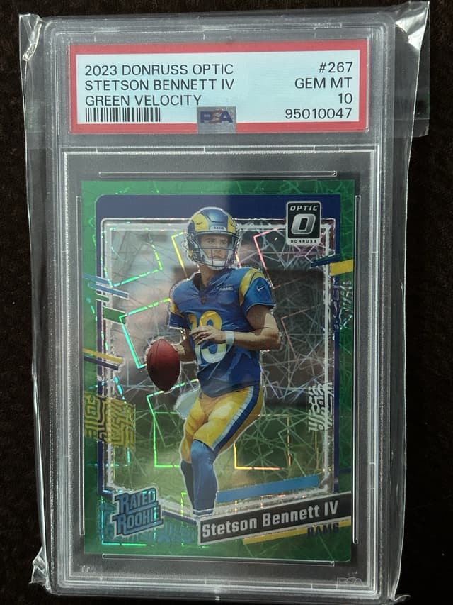 Stetson Bennett Panini Donruss Optic #267 Green Velocity