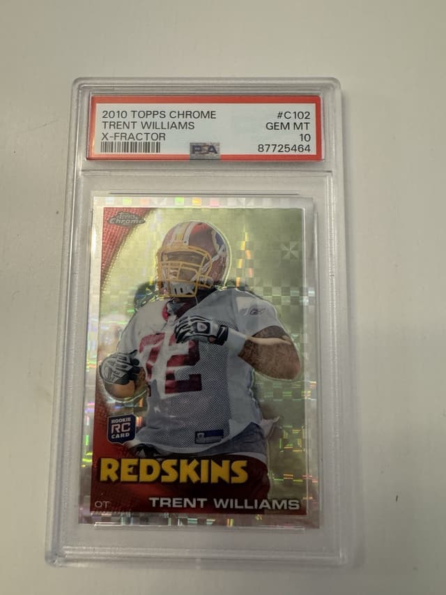 Trent Williams Topps Chrome #C102 X-Fractor