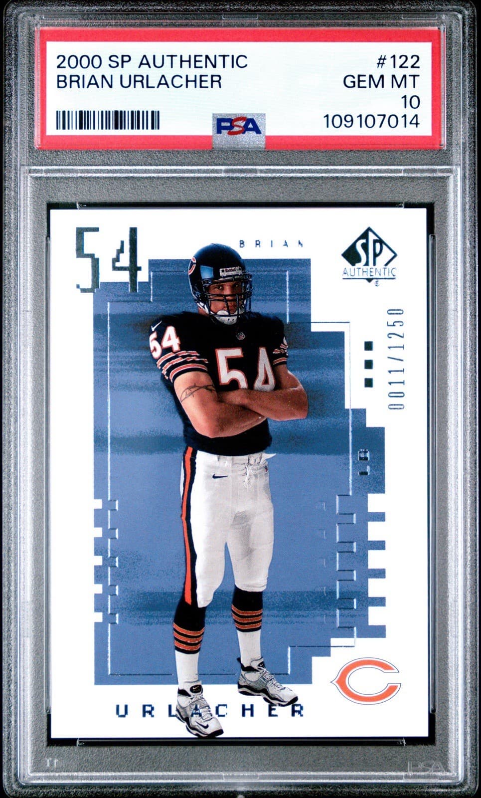 Brian Urlacher SP Authentic #122 Base