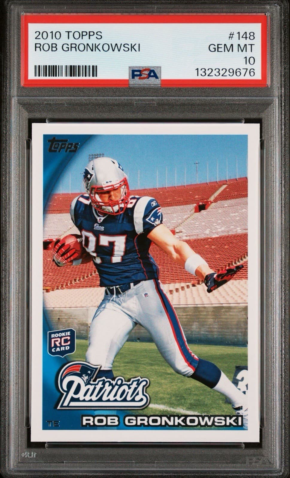 Rob Gronkowski Topps #148 Leaping Catch
