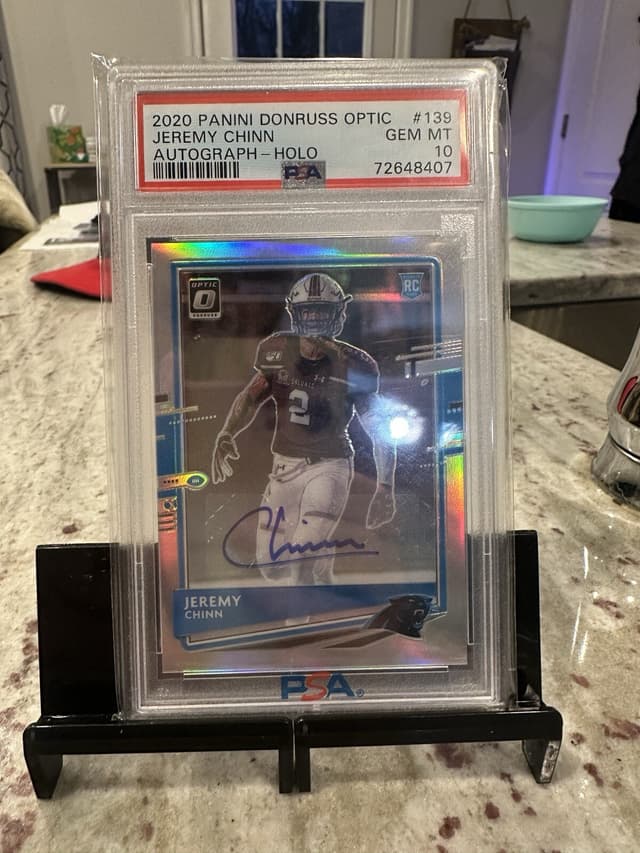 Jeremy Chinn Panini Donruss Optic #139 Autograph-Holo