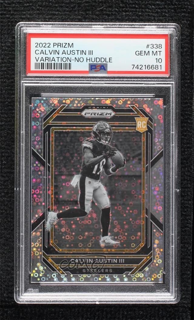 Calvin Austin Panini Prizm #338 Variation-No Huddle