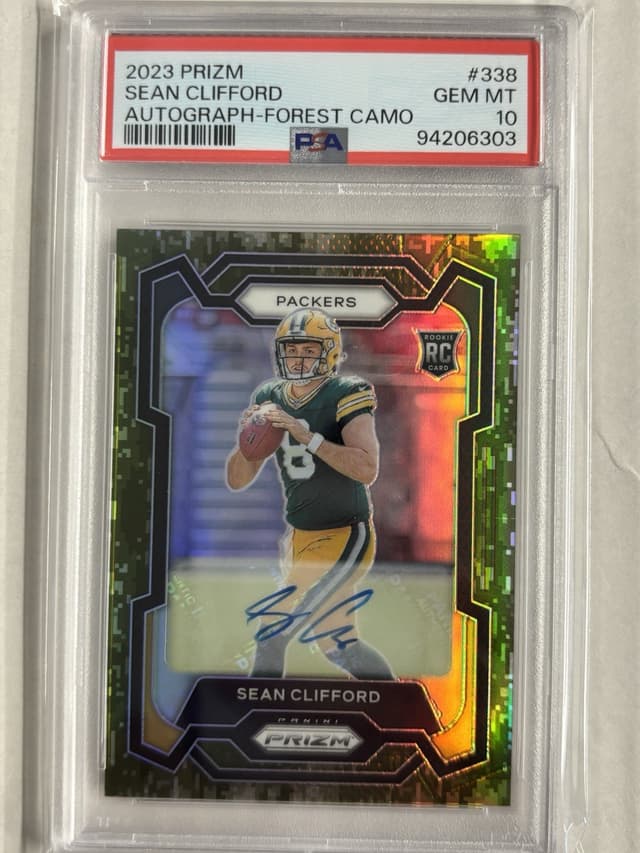 Sean Clifford Panini Prizm #338 Autograph-Camo
