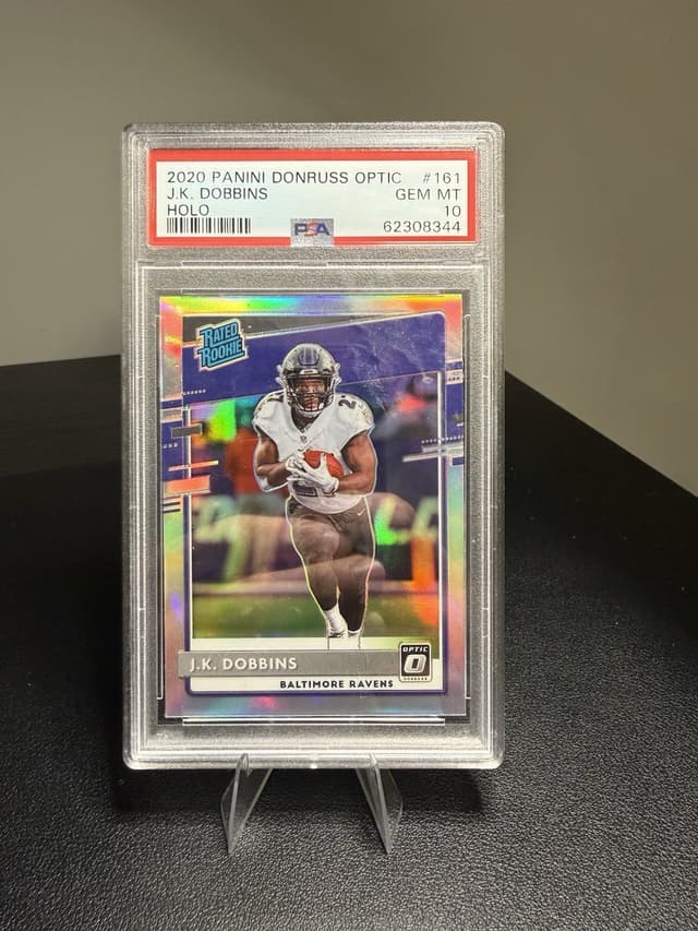 J.K. Dobbins Panini Donruss Optic #161 Holo