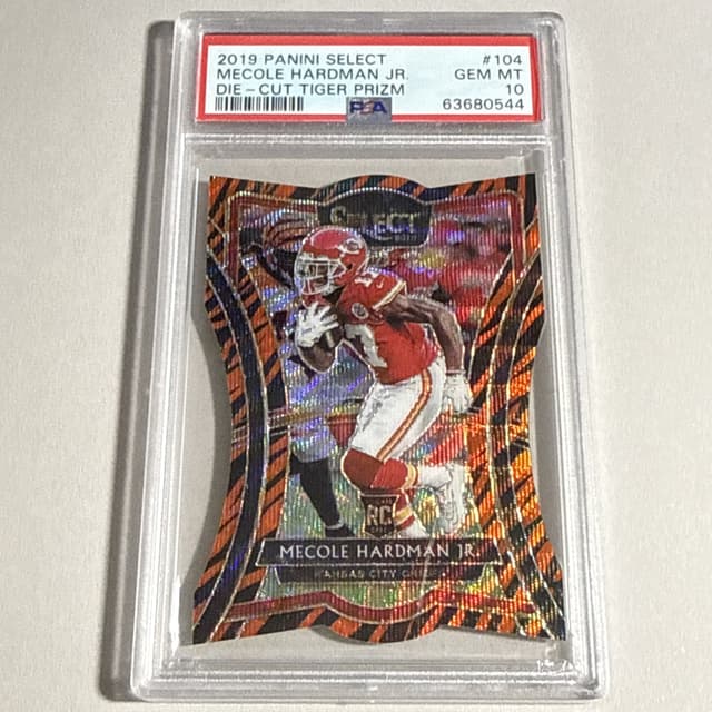 Mecole Hardman Panini Select #104 Die-Cut Tiger Prizm