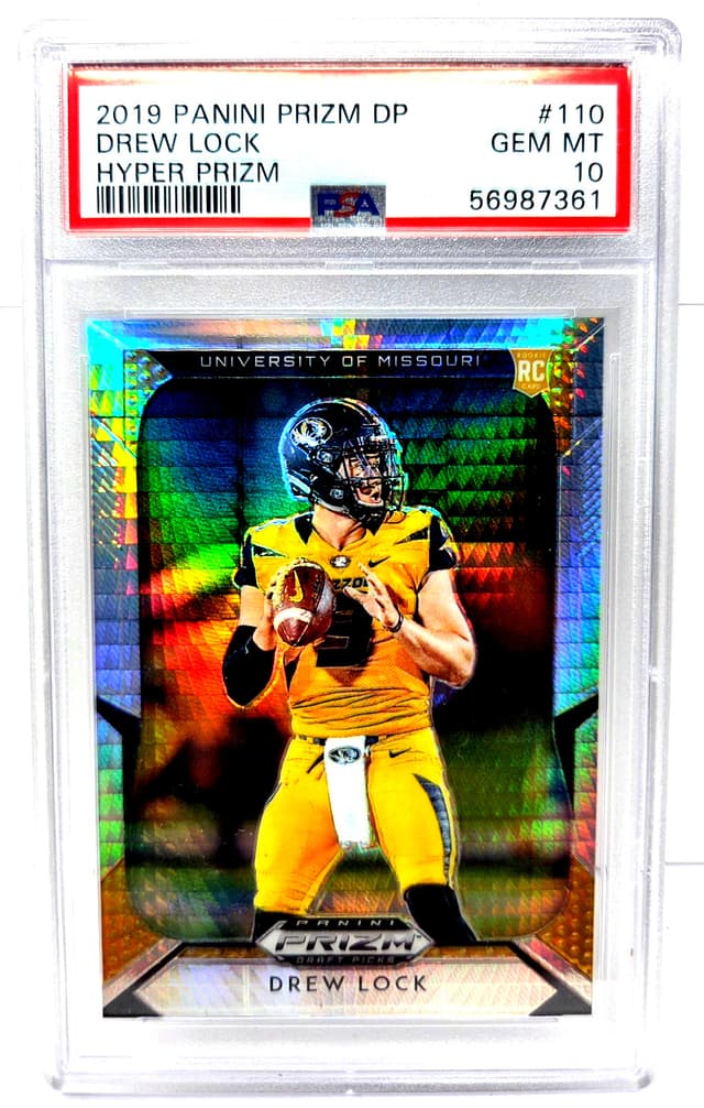 Drew Lock Panini Prizm Draft Picks #110 Hyper Prizm