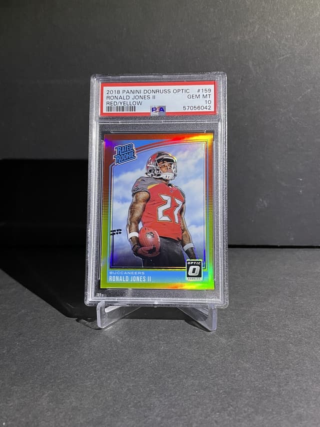 Ronald Jones II Panini Donruss Optic #159 Red/Yellow