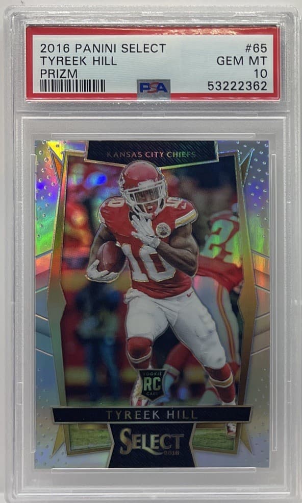 Tyreek Hill Panini Select #65 Prizm