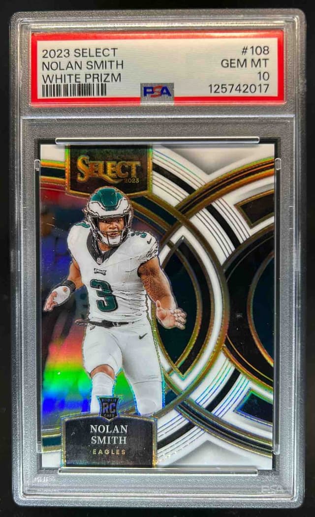 Nolan Smith Panini Select #108 White Prizm