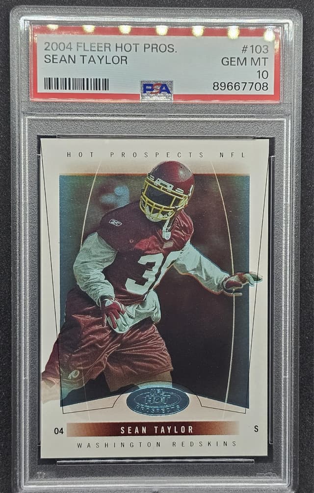 Sean Taylor Fleer Hot Prospects #103 Base