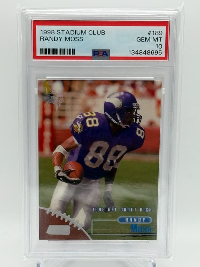 Randy Moss Stadium Club #189 Base