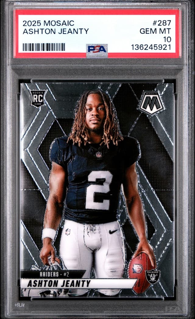 Ashton Jeanty Panini Mosaic #287 Base