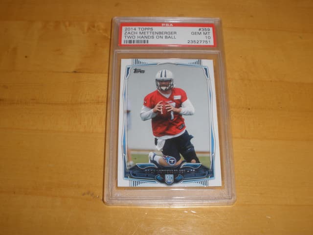 Zach Mettenberger Topps #359 Two Hands on Ball