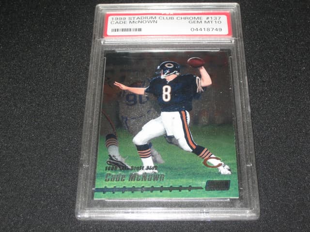 Cade McNown Stadium Club Chrome #137 Base