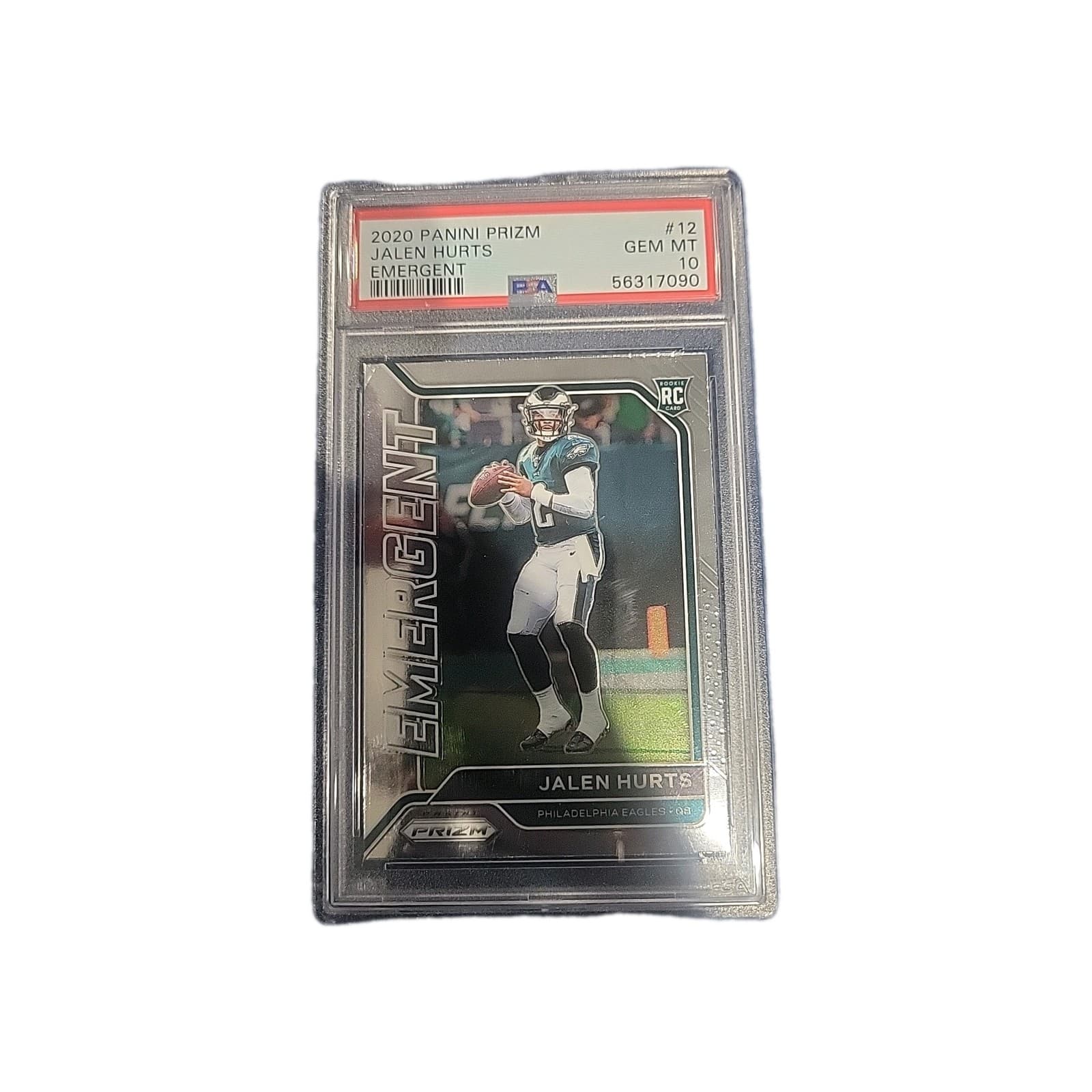 Jalen Hurts Panini Prizm Emergent #12 Base