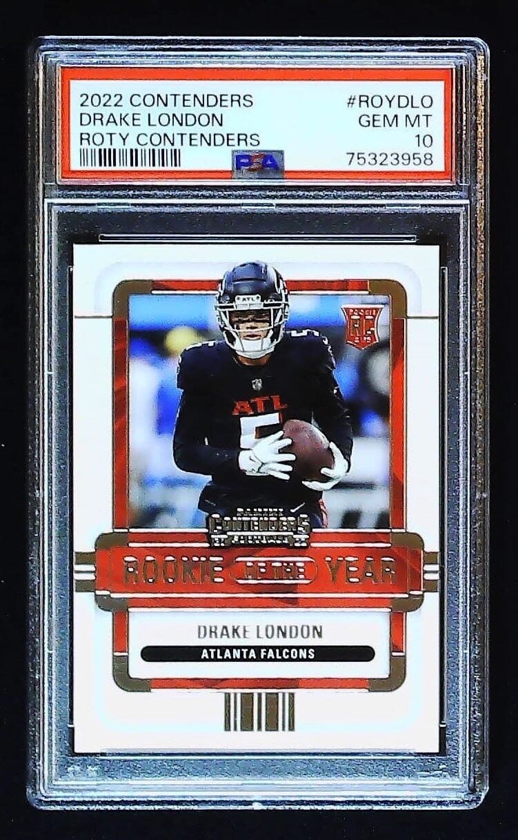 Drake London Panini Contenders Rookie of the Year Contenders #ROYDLO Base