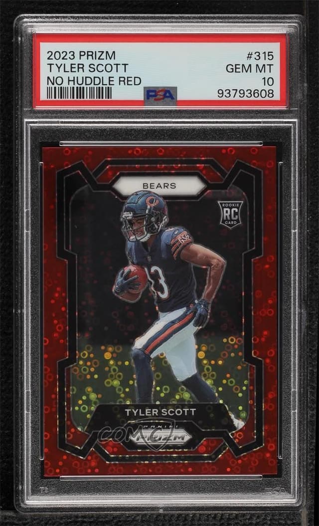 Tyler Scott Panini Prizm #315 No Huddle Red