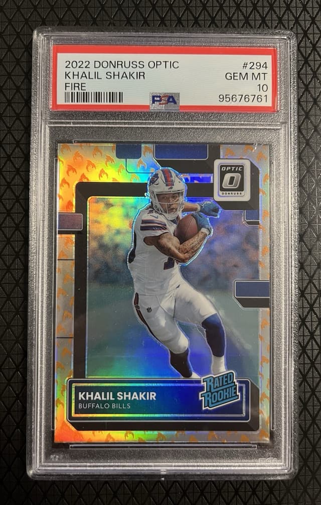 Khalil Shakir Panini Donruss Optic #294 Fire