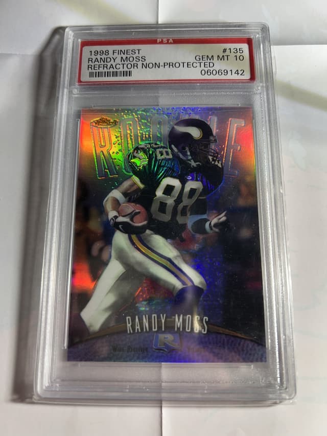 Randy Moss Finest #135 Non-Protected