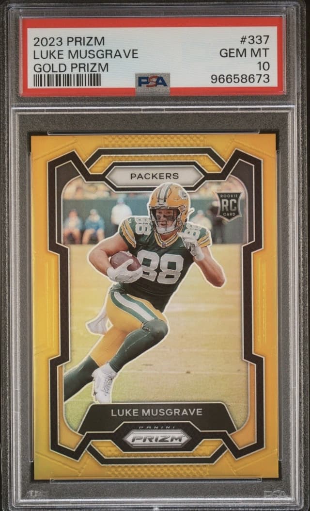 Luke Musgrave Panini Prizm #337 Gold