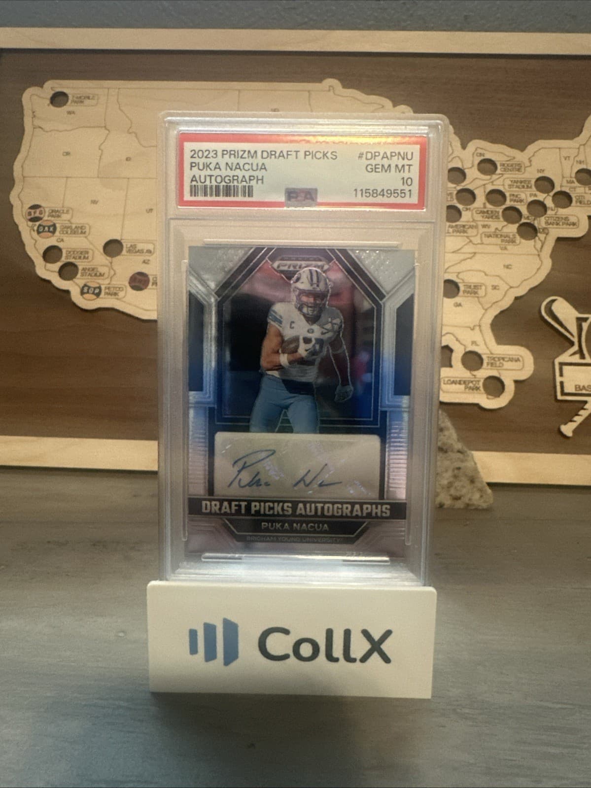 Puka Nacua Panini Prizm Draft Picks Draft Picks Autographs #DPAPNU Base