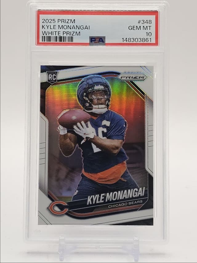 Kyle Monangai Panini Prizm #348 White Prizm