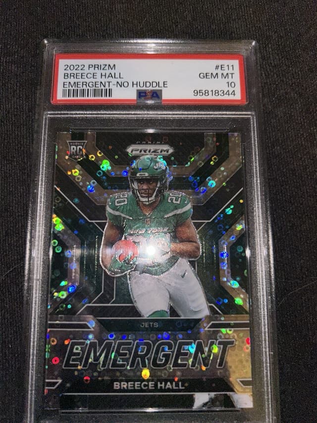 Breece Hall Panini Prizm Emergent #E11 No Huddle