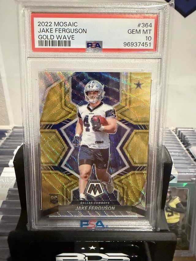 Jake Ferguson Panini Mosaic #364 Gold Wave