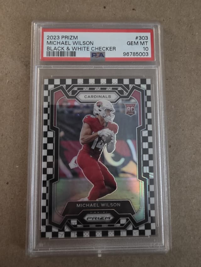 Michael Wilson Panini Prizm #303 Black & White Checker