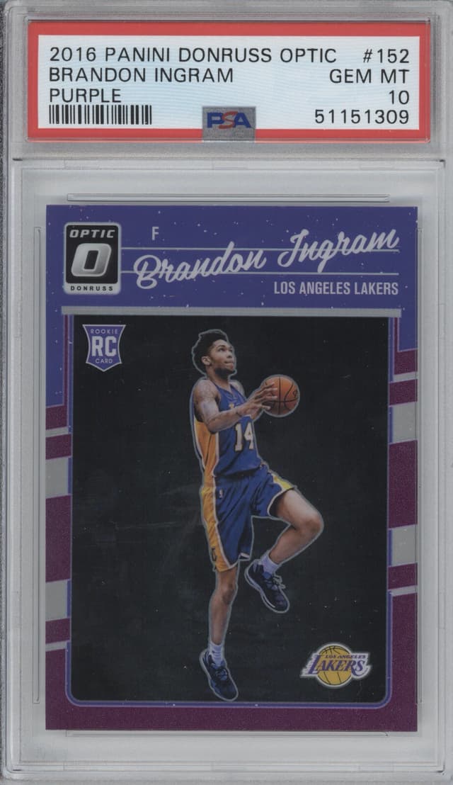 Austin Hooper Panini Donruss Optic #152 Purple