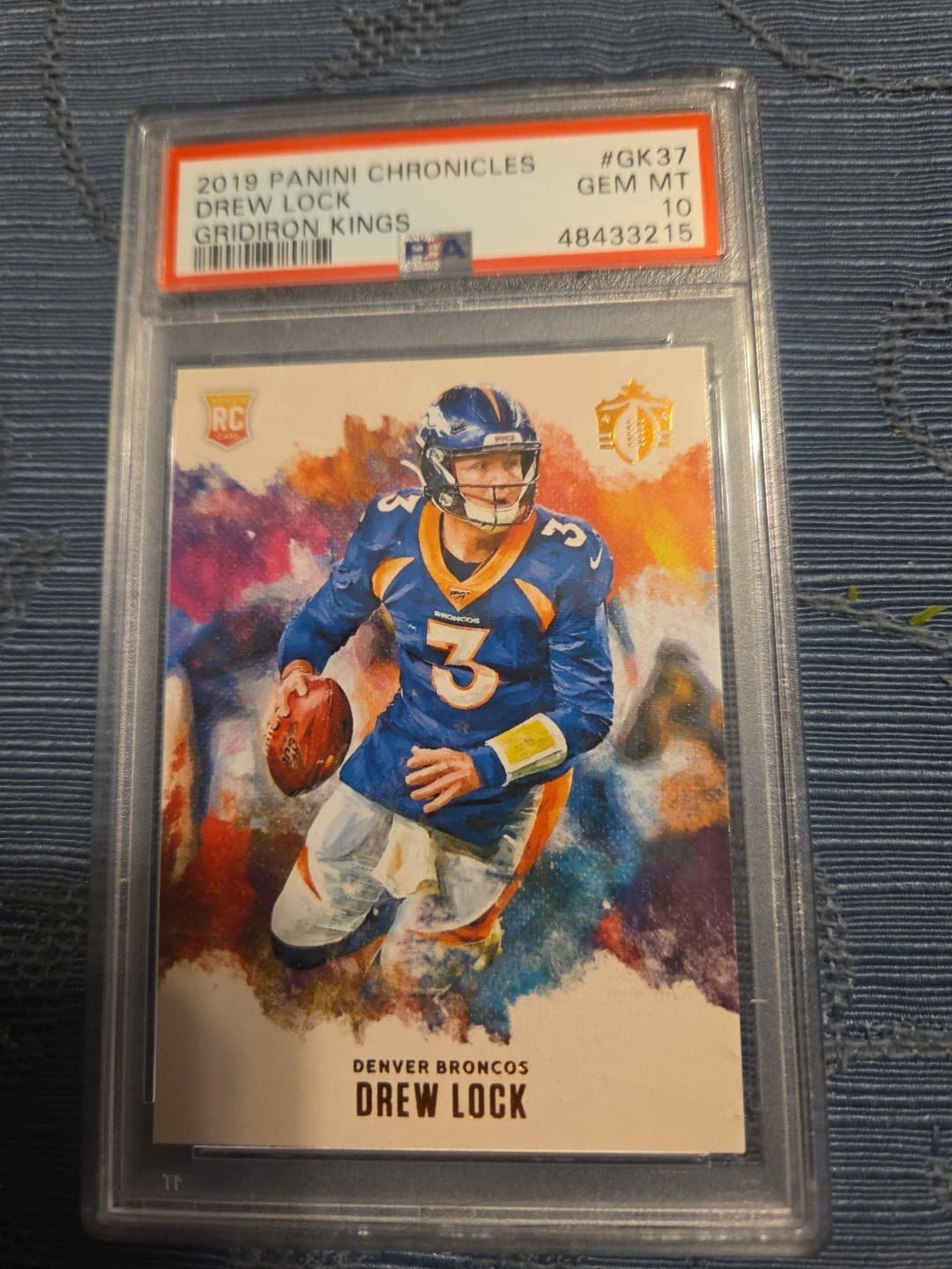 Drew Lock Panini Chronicles Gridiron Kings #GK37 Base