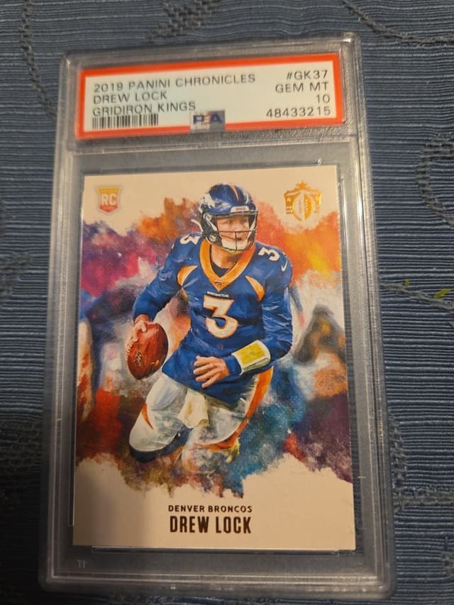 Drew Lock Panini Chronicles Gridiron Kings #GK37 Base