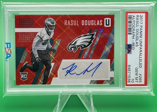 Rasul Douglas Panini Unparalleled #265 Autograph-Red
