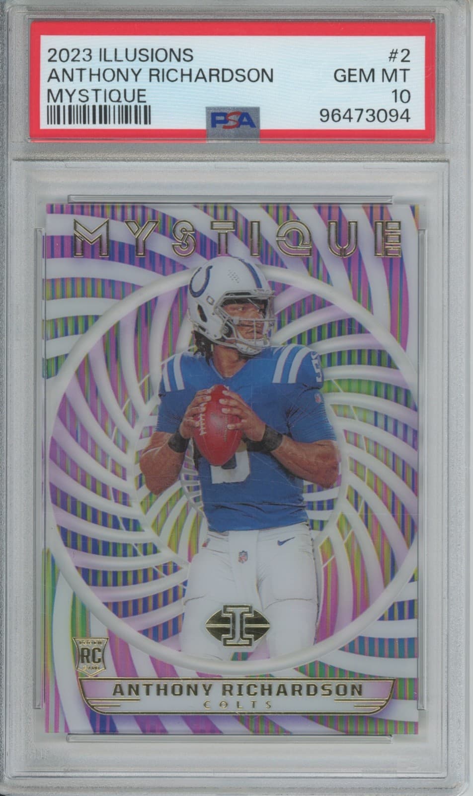 Anthony Richardson Panini Illusions Mystique #2 Base