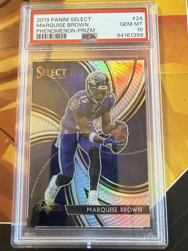 Marquise Brown Panini Select Phenomenon #24 Base