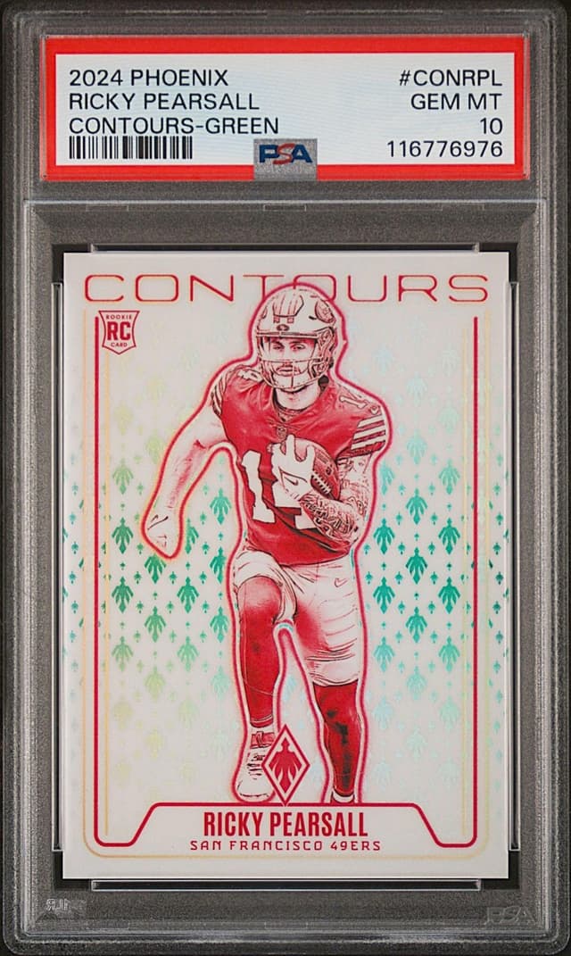 Ricky Pearsall Panini Phoenix Contours #CONRPL Green