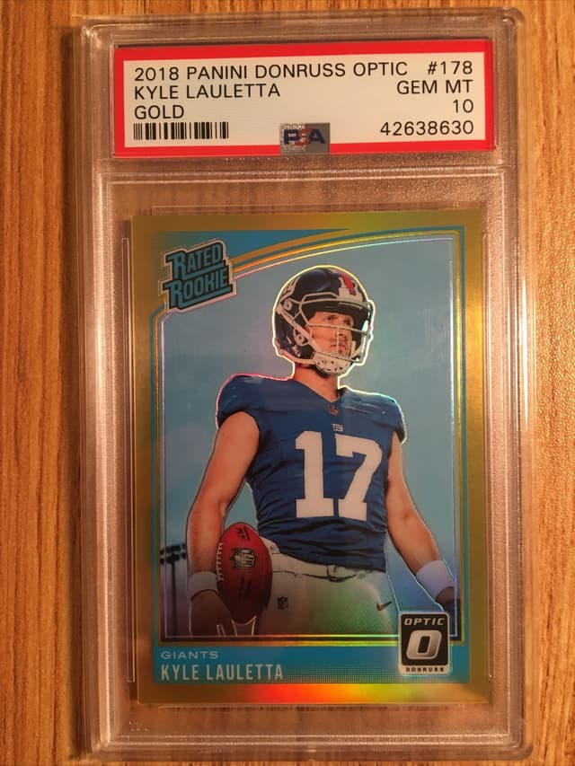 Kyle Lauletta Panini Donruss Optic #178 Gold