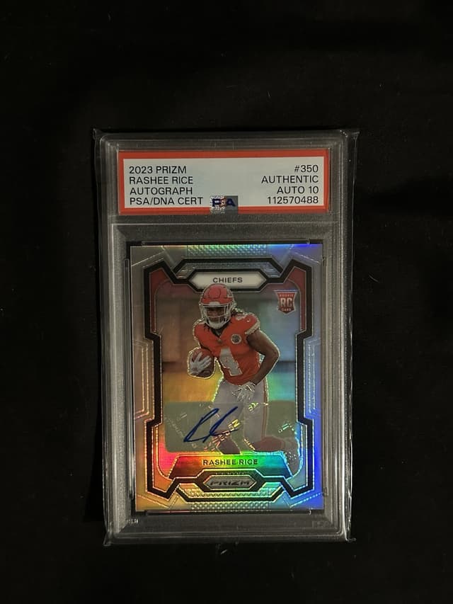 Rashee Rice Panini Prizm #350 Silver Prizm