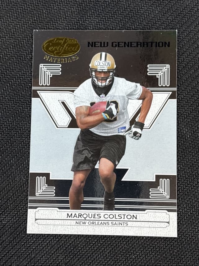 Marques Colston Leaf Certified Materials #156 Materials