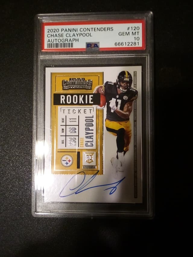 Chase Claypool Panini Contenders #120 Autograph