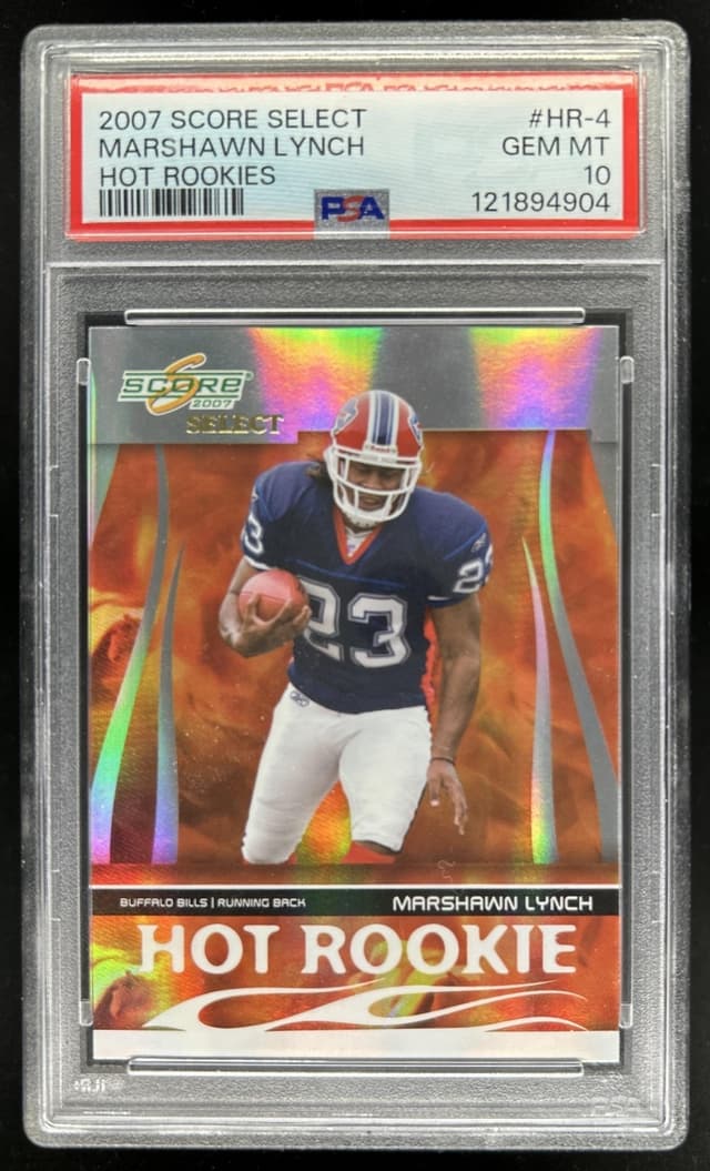 Marshawn Lynch Score Select Hot Rookies #HR4 Base