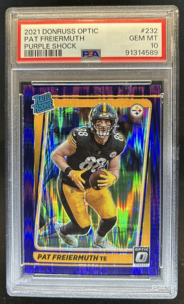 Pat Freiermuth Panini Donruss Optic #232 Purple Shock