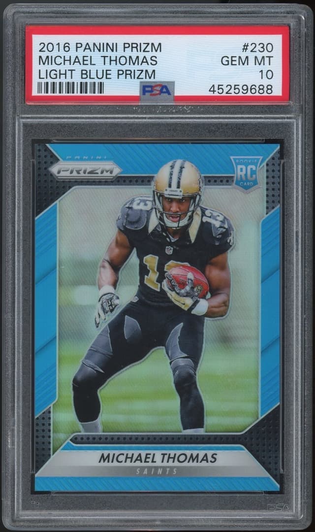 Michael Thomas Panini Prizm #230 Light Blue Prizm
