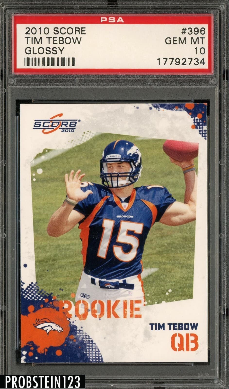 Tim Tebow Score #396 Glossy